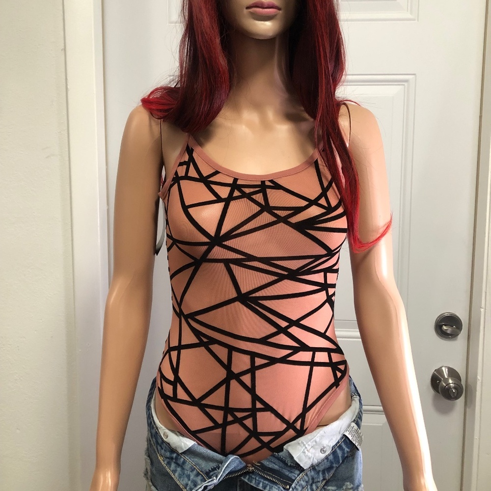 Pink bodysuit